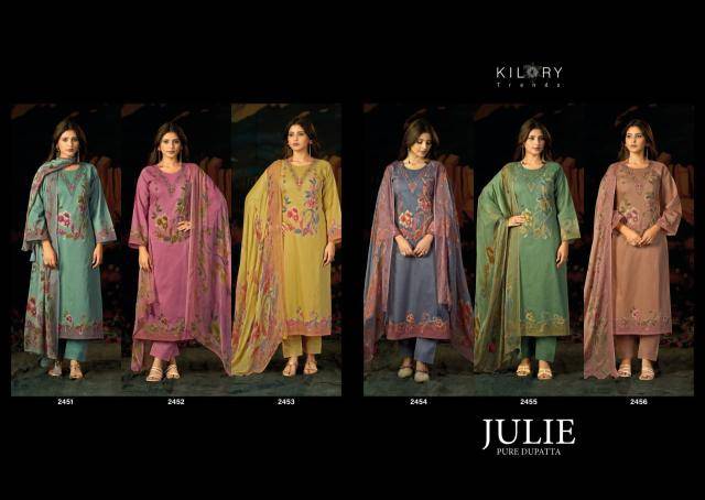 Kilory julie Designer dress material wholesale in Mumbai